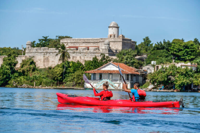 Kayaking in Cuba