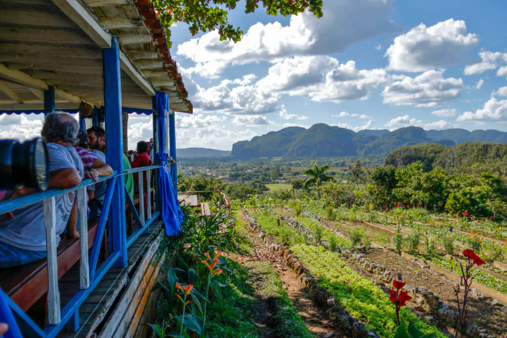 Finca Paraiso over looking Valle Silencio in Viñales, Cuba