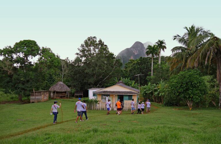 Walking at Mil Cumbres, Cuba