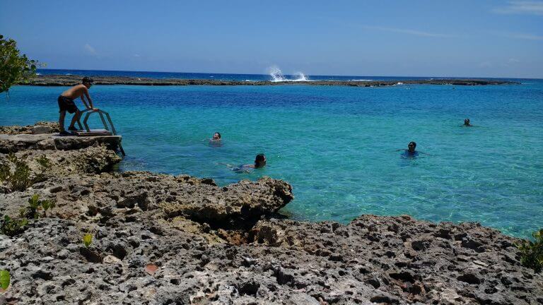 Swimming in Cuba