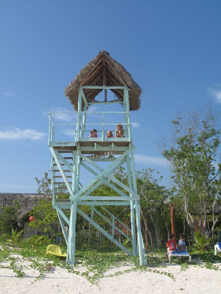 Kids Playing on the Beach in Cuba