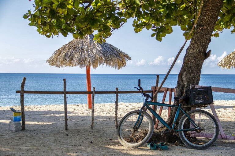 Ride by the beach in Trinidad, Cuba