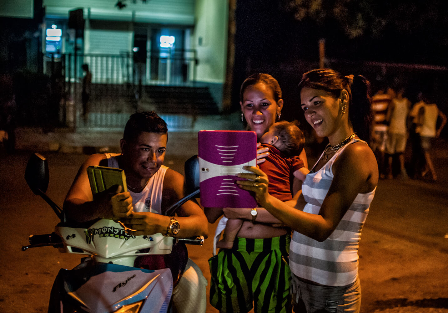 Wifi Parks in Havana, Cuba