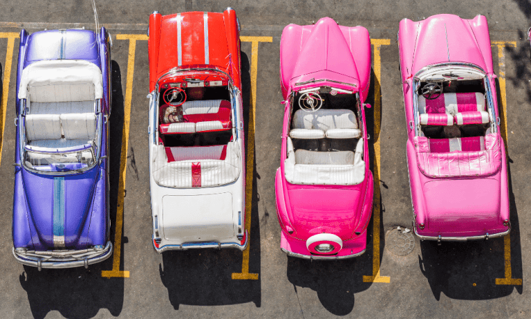 american cars in cuba